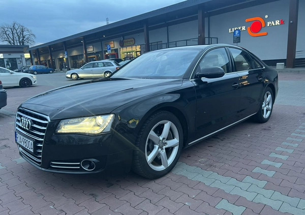 Audi A8 cena 85400 przebieg: 236150, rok produkcji 2012 z Pruchnik małe 301